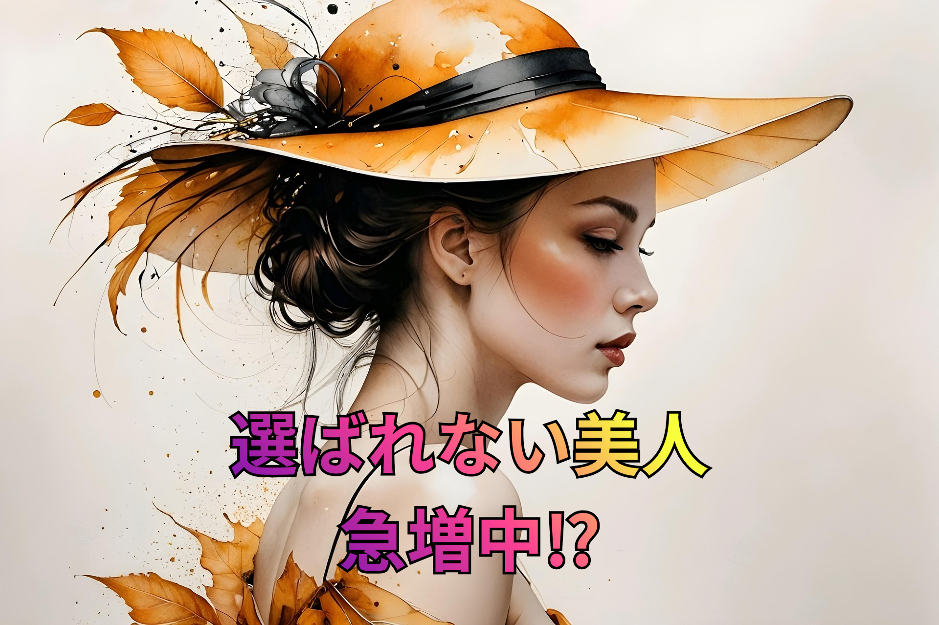 選ばれない美人 急増中⁉.png