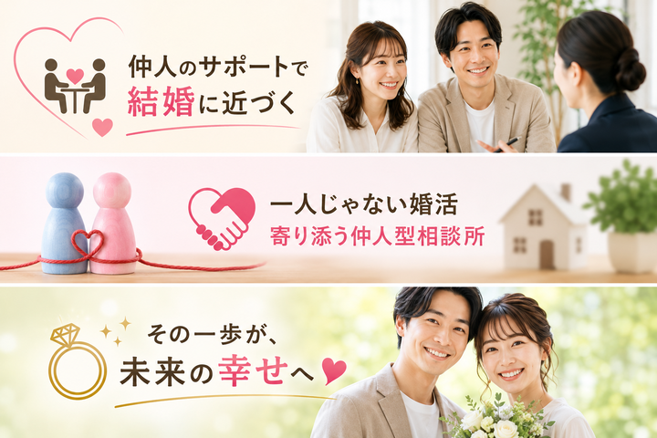 名古屋の結婚相談所で仲人型が選ばれる理由｜口コミ・おすすめだけでは分からない本当の魅力 イメージ